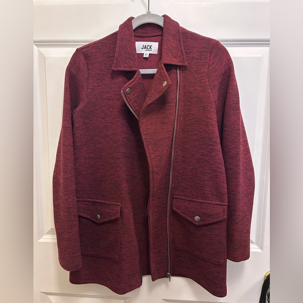 BB Dakota Women's Burgundy Utility Jacket
